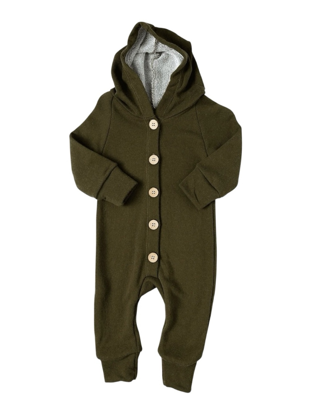 Childhoods Clothing Hooded Romper - fatigue